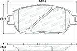 StopTech Street Select Brake Pads - Front - 305.09060