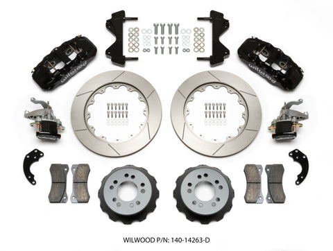 Wilwood AERO4 / MC4 Rear Kit 14.00 Currie Pro-Tour Unit Bearing Floater - 140-14263