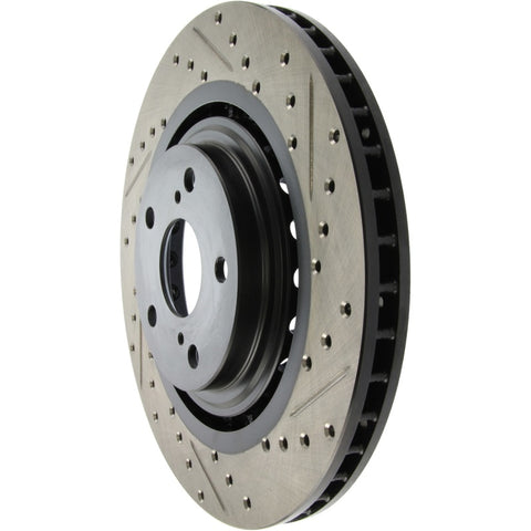 StopTech Sport Drilled & Slotted Rotor - Front Left - 127.44158L