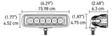 Hella Value Fit Mini 6in LED Light Bar - Spot - 357203011