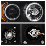 Spyder Dodge Ram 1500 02-05/Ram 2500 03-05 Projector Headlights LED Halo LED Blk PRO-YD-DR02-HL-BK - 5009975