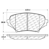 StopTech Street Touring 06-08 Mazda Miata MX-5 Front Brake Pads - 308.11790