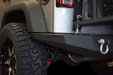 DV8 Offroad 07-18 Jeep Wrangler JK Rear Bumper Full Length - RBSTTB-09