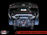 AWE Tuning S197 Mustang GT Axle-back Exhaust - Touring Edition (Chrome Silver Tips) - 3015-32094