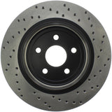 StopTech Sport Cross Drilled Brake Rotor - Front Left - 128.58009R