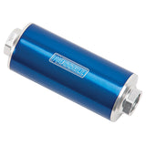 Russell Performance Profilter Fuel Filter 6in Long 10 Micron -10AN Inlet -10AN Outlet - Blue - 649252