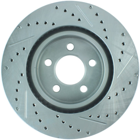 StopTech Select Sport 06-17 Dodge Charrger/14-17 Chrysler 300 Slotted & Drilled Front Right Rotor - 227.63059R