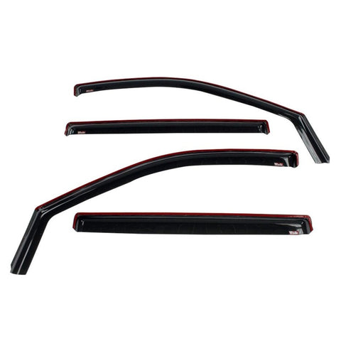 Westin 19-21 Chevy Silverado Crew Cab Pickup In-Channel Wind Deflector 4pc - Smoke - 72-39429