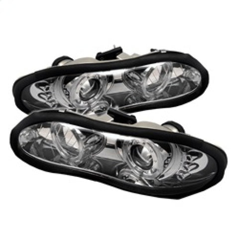 Spyder Chevy Camaro 98-02 Projector Headlights LED Halo LED Chrm - Low H1 PRO-YD-CCAM98-HL-C - 5009241