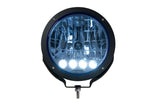 Putco HID Off Road Lamp w/4 LED DayTime Running Lights - 9in Black Housing w/ Blue Tinted Lens - 231930