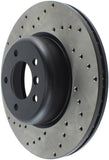 StopTech Sport Cross Drilled Brake Rotor - Rear Left - 128.34104R