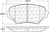 StopTech Performance 06-08 Mazda Miata MX-5 Front Brake Pads - 309.11790