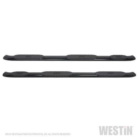 Westin 2019 Chevrolet Silverado Crew Cab w/ 6.5ft Bed PRO TRAXX 5 W2W Oval Nerf Step Bars - Black - 21-534695