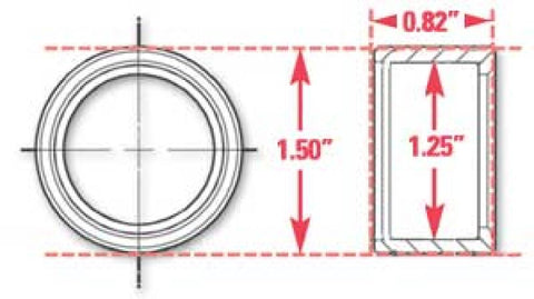 SPC Performance Weld-In Ring Kit 1.25 in. ID - 15520