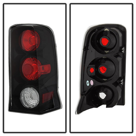 Spyder Cadillac Escalade SUV (Not EXT)02-06 Euro Style Tail Lights Black ALT-YD-CE02-BK - 5001597