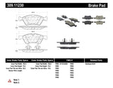 StopTech Performance Brake Pads - 309.11230