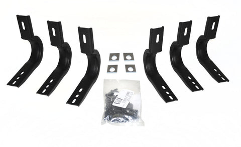 Go Rhino 07-10 Chevrolet Silverado 2500HD/3500HD Brackets for OE Xtreme Cab Length SideSteps - 6840455