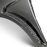 Anderson Composites 2016+ Focus Type-GR Vented Carbon Fiber Fenders .04in Wider (Pair) - AC-FF16FDFO-GR