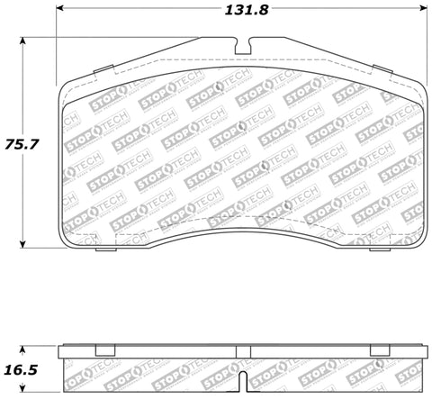 StopTech Performance 92-98 Porsche 911 Front Brake Pads - 309.05940