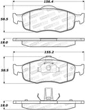 StopTech Street Brake Pads - 308.06480