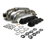 BD Diesel 08-10 Ford F-250/F-350/F-450/F-550 Powerstroke 6.4L Up Pipes Kit w/Manifold Set - 1041484