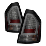 Spyder Chrysler 300C 05-07 V2 Light Bar LED Tail Lights - Smoke ALT-YD-C305V2-LED-SM - 5083371