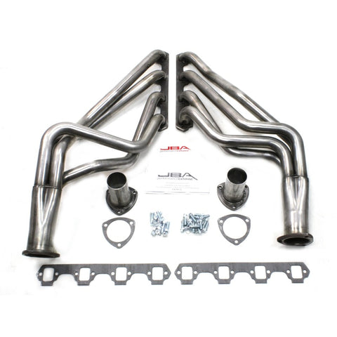 JBA 65-73 Ford Mustang 260-302/71-73 Ford 260-351W SBF 1-5/8in Primary Raw 409SS Long Tube Header - 6613S