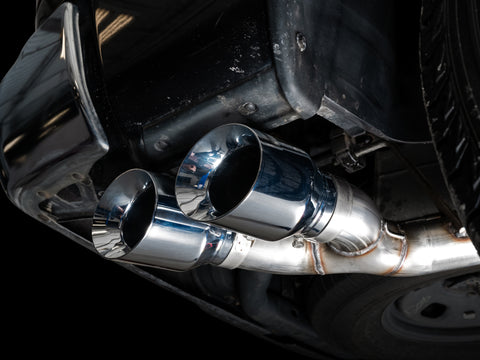 AWE Tuning 09-18 RAM 1500 5.7L (w/o Cutouts) 0FG Single Side Exit Cat-Back Exhaust - Chrome Tips - 3015-32304