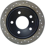 StopTech Drilled Sport Brake Rotor - 128.34016R