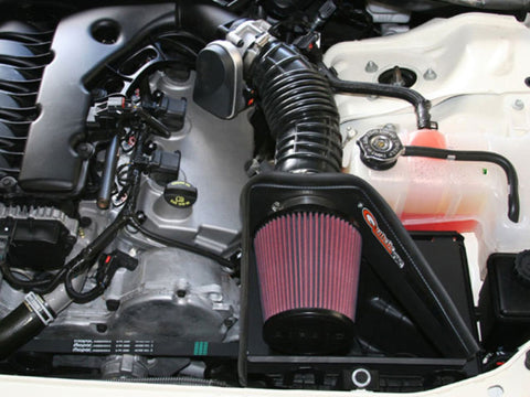 Airaid 05-08 Dodge Magnum / 06-10 Charger 2.7/3.5L CAD Intake System w/o Tube (Oiled / Red Media) - 350-171