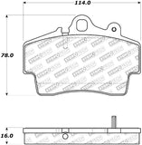 StopTech Street Touring Brake Pads - 308.07370