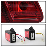 Xtune Mercedes Benz W210 E-Class 96-02 LED Tail Lights Red Smoke ALT-CL-MBW210-LED-RSM - 5020659