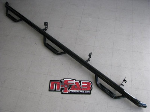 N-Fab Nerf Step 15-17 Chevy-GMC 2500/3500 Crew Cab 8ft Bed - Tex. Black - Bed Access - SRW - 3in - C15113CC-6-TX