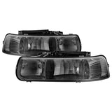 Xtune Chevy TahOE 00-06 Amber Crystal Headlights Smoke HD-JH-CSIL99-SM - 5064257