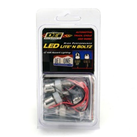 DEI LED LiteN Boltz LED LiteN Boltz License Plate Lighting Kit - Dome Head - 4pc - Polished - 30309