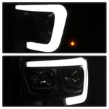 Spyder Dodge Ram 1500 06-08 V2 Projector Headlights - Light Bar DRL - Black (PRO-YD-DR06V2-LB-BK) - 5085306