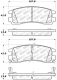 StopTech Street Select Brake Pads - Front - 305.06980