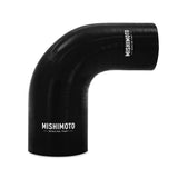 Mishimoto Silicone Reducer Coupler 90 Degree 2.5in to 3.25in - Black - MMCP-R90-25325BK