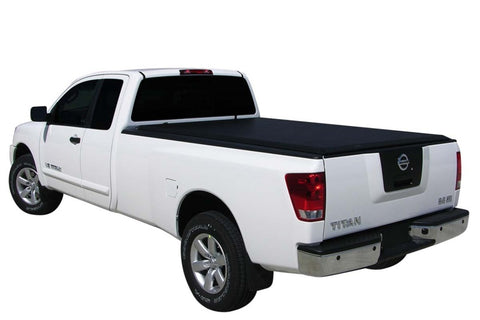 Access Literider 08-09 Titan King Cab 8ft 2in Bed (Clamps On w/ or w/o Utili-Track) Roll-Up Cover - 33209