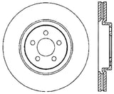 StopTech Slotted & Drilled Sport Front Right Cryo Brake Rotor 13-14 Ford Escape - 127.39038CR