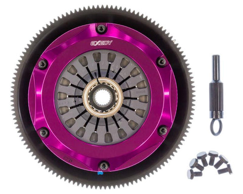 Exedy 1993-1995 Mazda RX-7 R2 Hyper Twin Cerametallic Clutch Sprung Center Disc Pull Type - ZM022SD