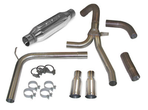 SLP 1998-2002 Chevrolet Camaro LS1 LoudMouth II Cat-Back Exhaust System w/ 3.5in Slash Cut Tips - 31043A