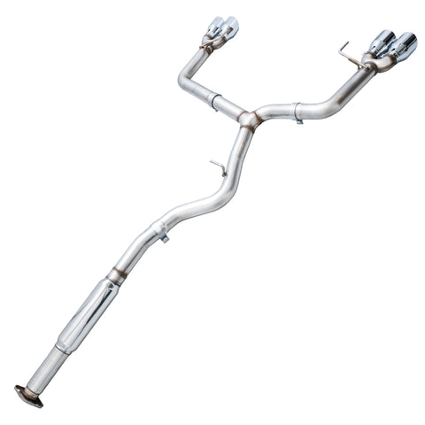 AWE Tuning Subaru WRX/STI VA/GV Sedan Track Edition Exhaust - Chrome Silver Tips (102mm) - 3020-42058