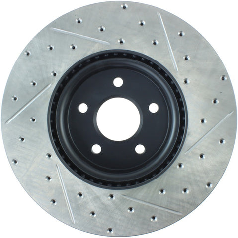 StopTech Slotted & Drilled Sport Brake Rotor - 127.39038R