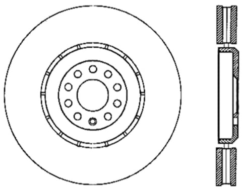 StopTech Slotted & Drilled Sport Brake Rotor - 127.33094L