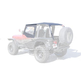 Rampage 1992-1995 Jeep Wrangler(YJ) Frameless Soft Top Kit - Black Diamond - 109435