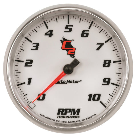 Autometer C2 5 inch 10000 RPM In-Dash Tachometer - 7298