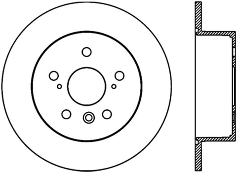 StopTech Cryo Slotted Sport Brake Rotor - Left - 126.44144CSL