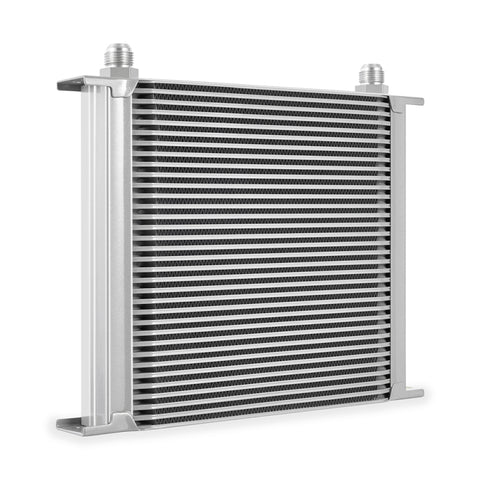 Mishimoto Universal 34 Row Oil Cooler - Silver - MMOC-34SL