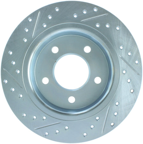 StopTech Select Sport 09-13 Mazda 3 Slotted & Drilled Left Rear Brake Rotor - 227.45067L